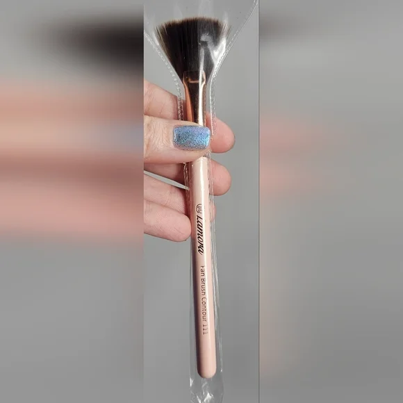 Lamora Pro Face Contour Brush Set Of 5 Contouring Sculpting & Highlighting Pink - Picture 6 of 8